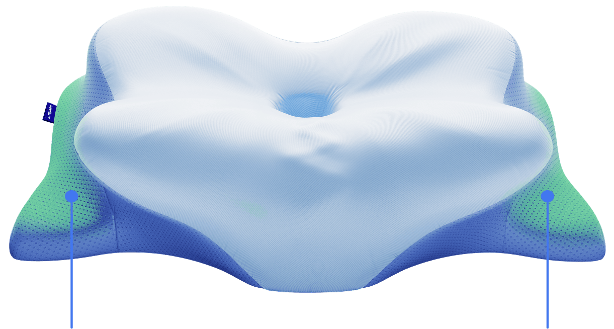 Advanced Neck Support, High-Density Memory Foam